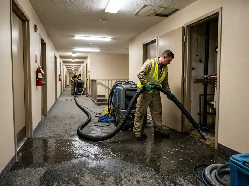 multi-unit-apartment-hallway-f-005 — frequently asked questions, Emergency Burst Pipe Water Extraction & Removal in North Au…